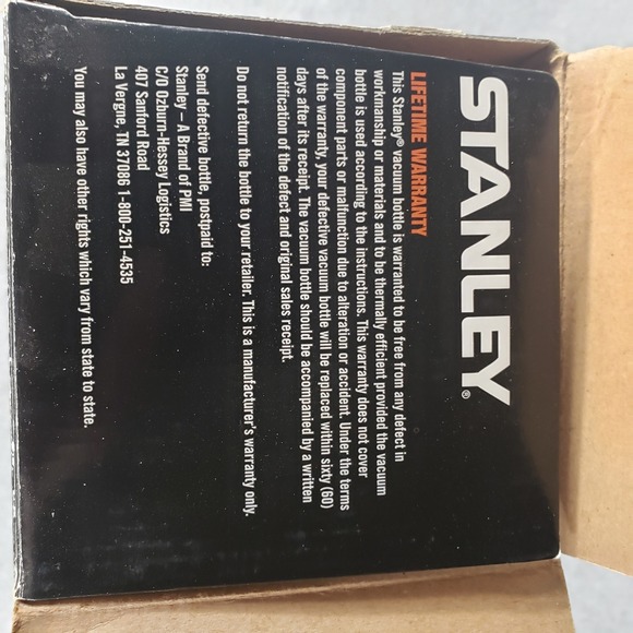 Stanley Classic Green Stainless Steel Vacuum Bottle 1.1 Quart 1 Lt Thermos Cup - Picture 4 of 15